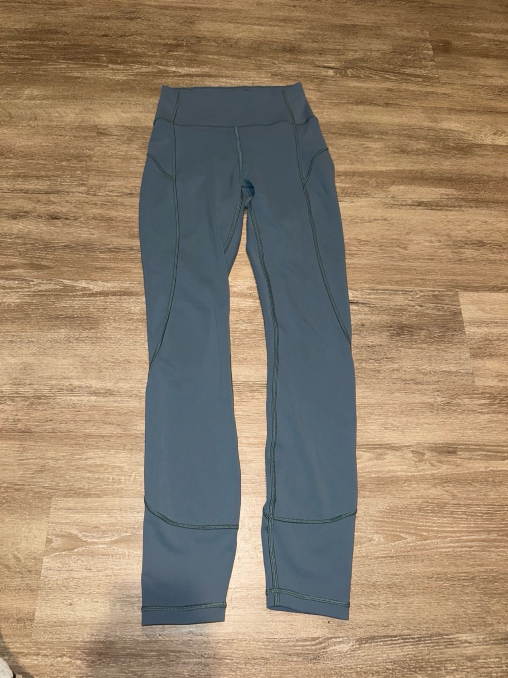 lululemon slate blue high-waist leggings